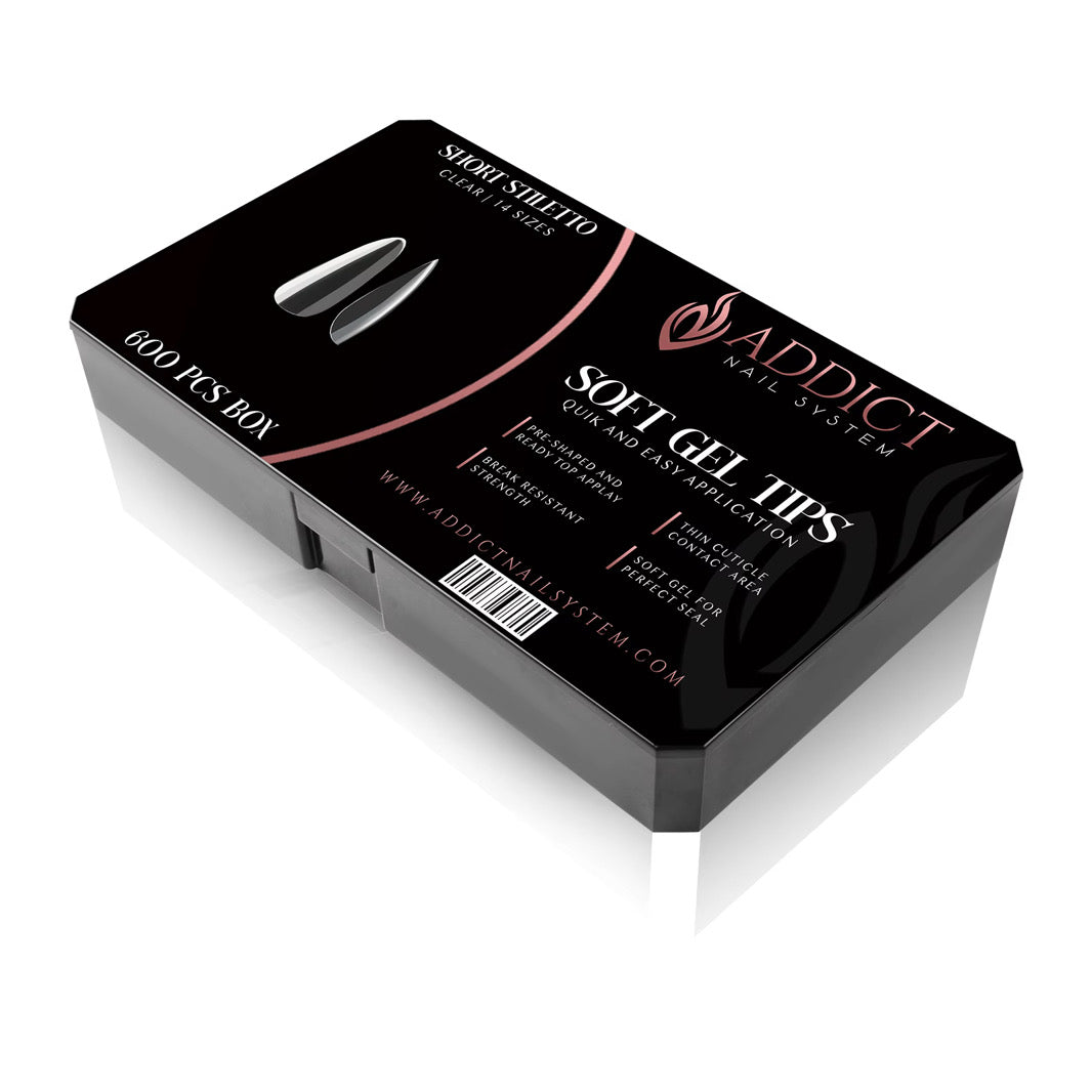 Stiletto Short Soft Gel Tips