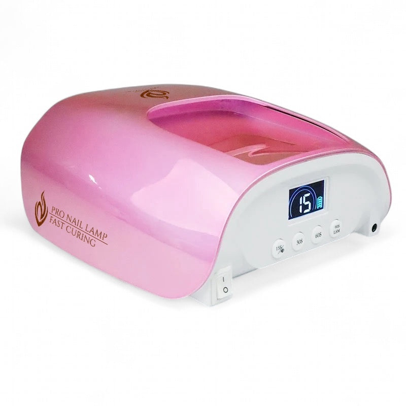 Fast Curing Nail Led Lamp 126W Pink